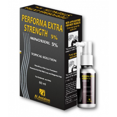 PERFORMA EXTRA STRENGTH 5% ( MINOXIDIL ) TOPICAL SOLUTION 60 ML